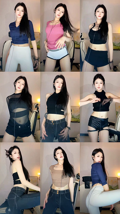 快手|菜菜 颜值主播摇臀热舞合集 13V/1.63G