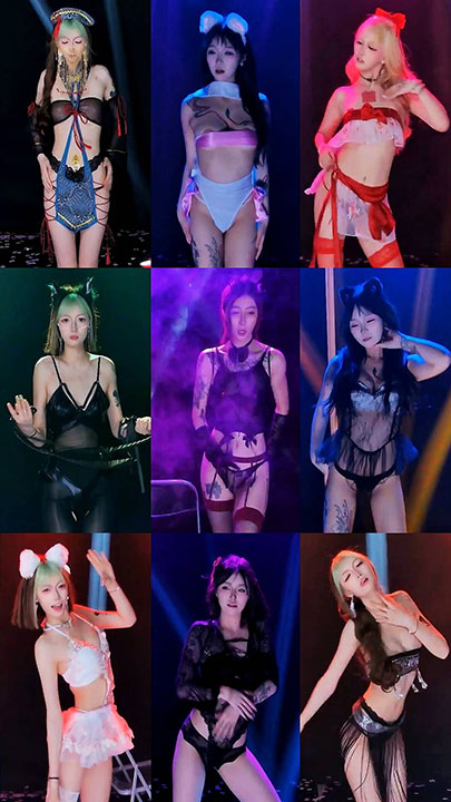 网红主播 Stripchat cqyyds 女团团播斗舞节选 21V/1.47G