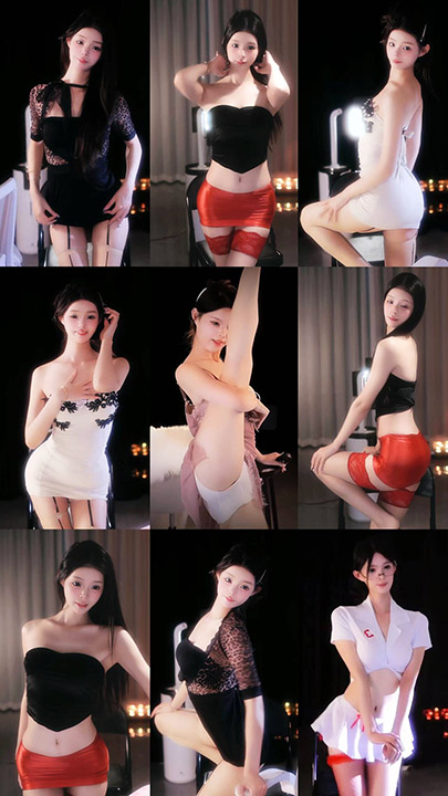 虎牙|绘子 全新擦边热舞合集 9V/1.8G